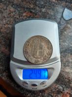 Italie 5 lire 1879 zilver, Postzegels en Munten, Munten | België, Verzenden, Zilver, Zilver