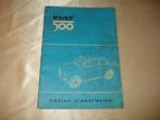 Ancienne Notice d'Entretien pour Fiat 500, Ophalen of Verzenden