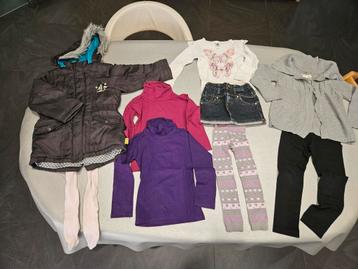 Lot vêtements fille automne hiver 6 ans taille 116