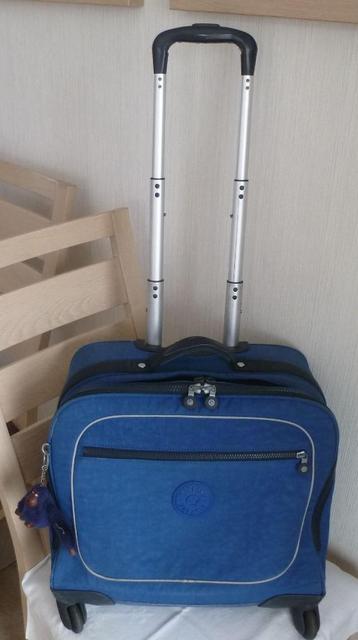 Kipling Trolley 4 wielen 360 „Manary” blauw + aap beschikbaar voor biedingen