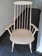 Schommelstoel, Ophalen, Gebruikt, Wit, Hout