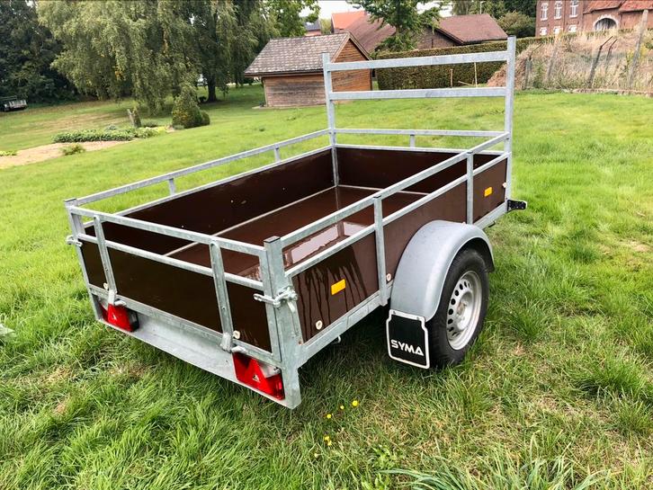 Aanhangwagen 200cm x 130cm topstaat, Auto diversen, Aanhangers en Bagagewagens, Zo goed als nieuw, Ophalen