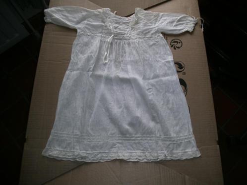 Ancienne robe (de baptême) fille (DS202-r), Antiquités & Art, Antiquités | Vêtements et Textile, Enfants, Enlèvement ou Envoi