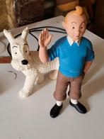 Kuifje en bobby groot model in prachtige staat, Ophalen, Kuifje, Zo goed als nieuw, Beeldje of Figuurtje