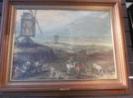 Grote schilderij op doek, Ophalen