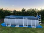 Intex zwembad, 400 cm of meer, Gebruikt, Rechthoekig, 80 tot 120 cm
