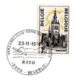 België : 23-11-1974 : Geïllustreerde stempel #@ BEVERLO @#, Met envelop, Frankeerzegel, Ophalen of Verzenden, Gestempeld