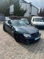 Mercedes 350 Sl mac design 19”velgen, Automaat, Cabriolet, Blauw, Leder