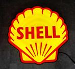 Shell reclame verlichting garage showroom mancave lamp, Verzamelen, Ophalen of Verzenden, Zo goed als nieuw, Lichtbak of (neon) lamp