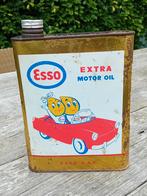 Bidon d'huile vintage ESSO EXTRA., Utilisé, Enlèvement ou Envoi