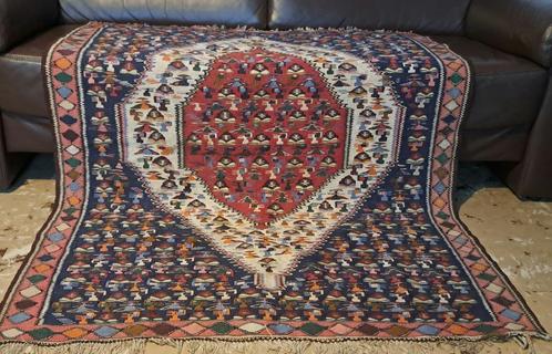 mooie Vintage perzisch Kilim Senneh / Snee, Antiek en Kunst, Antiek | Tapijten, Tafelkleden en Textiel, Ophalen