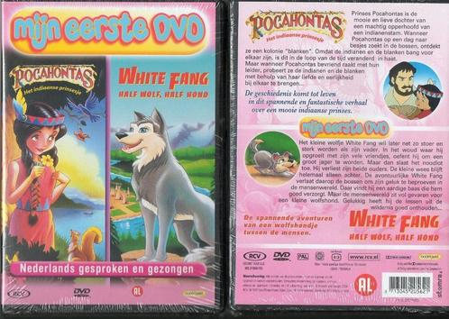 POCAHONTAS & WHITE FANG 191 KINDER DVD 2 SPROOKJES, Cd's en Dvd's, Dvd's | Tekenfilms en Animatie, Nieuw in verpakking, Alle leeftijden