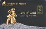 Goudbaar 1 gram Heimerle en Meule Secain card, Postzegels en Munten, Edelmetalen en Baren, Ophalen of Verzenden, Goud