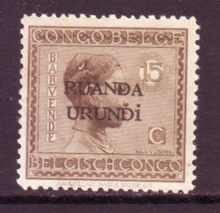 Postzegels Ruanda Urundi / Katanga, Postzegels en Munten, Postzegels | Afrika, Overige landen, Ophalen of Verzenden
