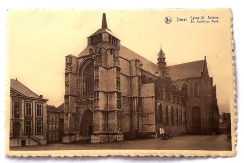 postkaart Diest - "Eglise St. Sulpice", Verzamelen, Postkaarten | België, Ongelopen, Vlaams-Brabant, Ophalen of Verzenden