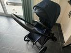 Poussette Priam (châssis noir et cuir noir), Ophalen of Verzenden, Zo goed als nieuw, Kinderwagen