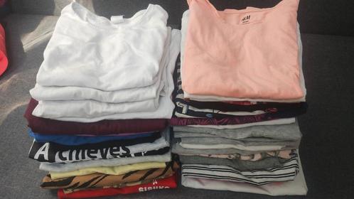 40 T-shirts maat 134 tem dames S/M, Kleding | Dames, Dames-kledingpakketten, Zo goed als nieuw, Maat 36 (S), Ophalen
