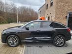 VERKOCHT***Audi Q3 Sportback/2021/55.000kms/navi/pano, SUV ou Tout-terrain, 5 places, Cuir, Noir