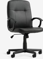 SPLINTERNIEUWE BUREAUSTOEL - ZWART, Neuf, Enlèvement, Noir, Cuir