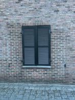 Diverse (raam)luikjes, Doe-het-zelf en Bouw, Rolluiken, 100 tot 150 cm, Gebruikt, Bruin, Ophalen