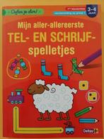 Boek mijn allereerste tel- en schrijfspelletjes, Kinderen en Baby's, Ophalen, Nieuw, Taal en Lezen