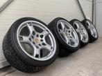 19'' Org. Porsche 911 997 4S 4 Targa Velgen + Winterbanden, Gebruikt, Banden en Velgen, Winterbanden, 235 mm