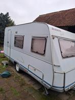 Mooie caravan te koop, Caravans en Kamperen, Stapelbed, Treinzit, 750 - 1000 kg, Particulier