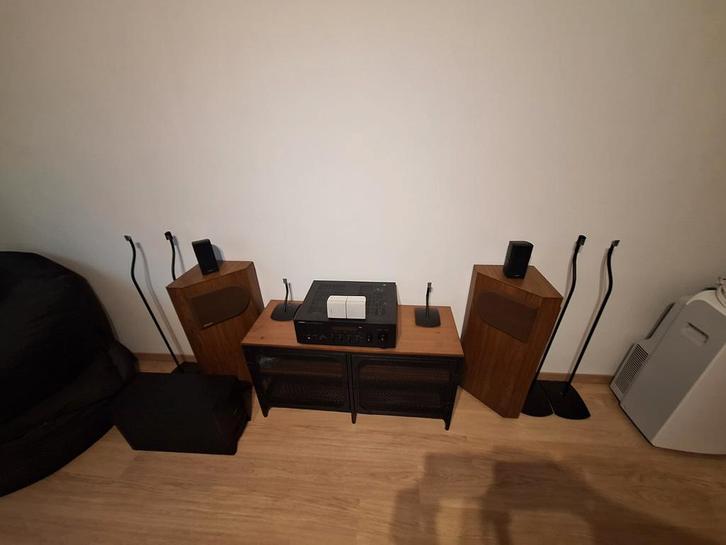 Speakers bose +versterker yamaha, Audio, Tv en Foto, Overige Audio, Tv en Foto, Ophalen
