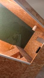 Zelfgemaakte reptielenbak / terrarium van OSB platen, Dieren en Toebehoren, Reptielen en Amfibieën | Toebehoren, Ophalen, Verlichting