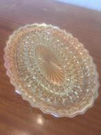 Glazen Schaal Vintage Jeanette Holiday oranje 'Carnavalglas', Ophalen