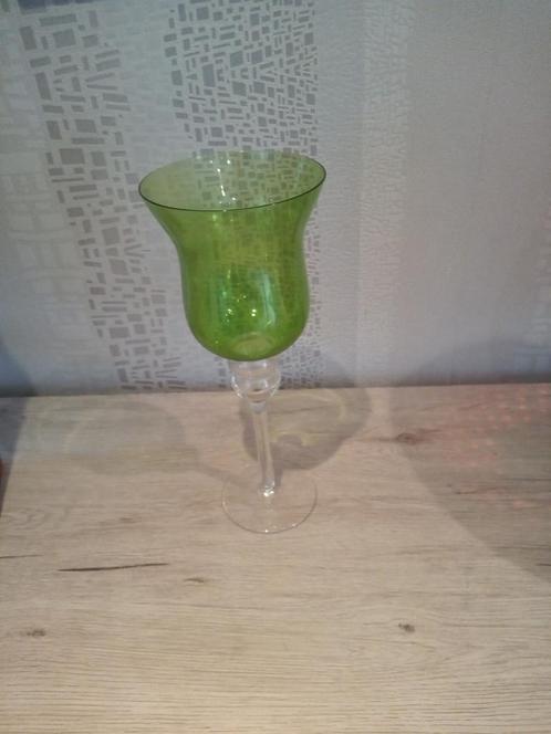 Vase sur tige, Maison & Meubles, Accessoires pour la Maison | Vases, Vert, Verre