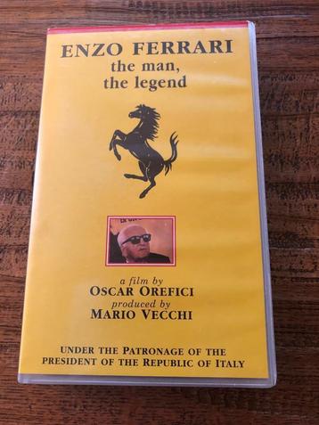 VHS Enzo Ferrari, The man, the legend beschikbaar voor biedingen