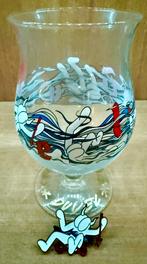 Duvel glas Franky Stickx gesigneerd en pin, Enlèvement ou Envoi, Comme neuf