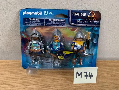 PLAYMOBIL M74 - SEALED SET 70671 NOVELMORE RIDDERS, Kinderen en Baby's, Speelgoed | Playmobil, Nieuw, Complete set, Ophalen of Verzenden