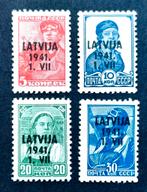 4X Duitse bezetting van Letland 1941 POSTFRIS, Enlèvement ou Envoi, Autres périodes, Non oblitéré