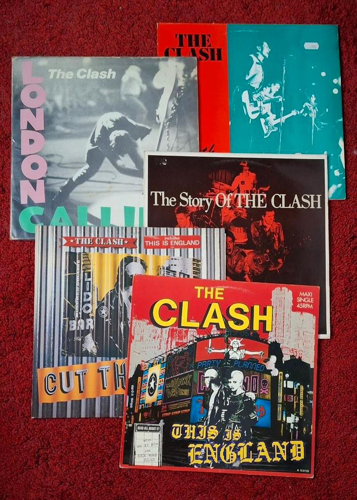 collection vinyles THE CLASH 33 tours, CD & DVD, Vinyles | Rock, Utilisé, Autres genres, Enlèvement