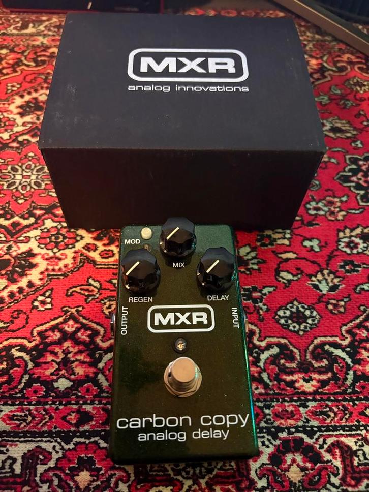 Mxr carbon copy analog delay pedaal, Musique & Instruments, Effets, Comme neuf, Delay ou Écho, Enlèvement ou Envoi