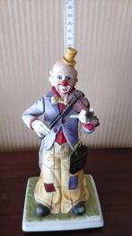 Muziekdoos - Beeldje in porselein - Clown, Ophalen, Zo goed als nieuw