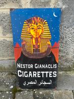 Plaque émaillé Nestor Cianaclis cigarettes 60 x 30 cm