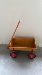 Bolderkar in hout met rode accenten, Enlèvement, Utilisé