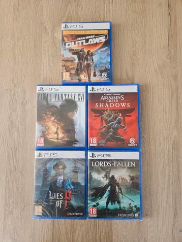 Verschillende PS5 games te koop beschikbaar voor biedingen