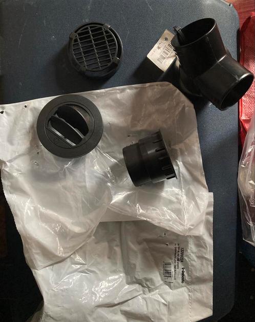 Webasto/Eberspächer ventilatie rooster en Y-stuk, 60 en 80mm, Watersport en Boten, Accessoires en Onderhoud, Zo goed als nieuw