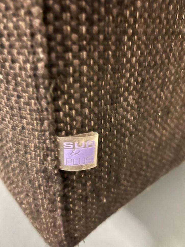 Twee Sur & Plus éénpersoonszitbanken, Huis en Inrichting, Zetels | Zetels, Gebruikt, Rechte bank, Eenpersoons, Minder dan 150 cm