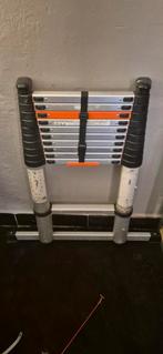 Telescoopladder, Doe-het-zelf en Bouw, Ladders en Trappen, Ophalen, Zo goed als nieuw