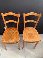 Houten caféstoelen, Ophalen