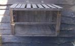 vogelkooi - buitenhuis - kanarie - balkon - terras, Dieren en Toebehoren, Vogels | Hokken en Kooien, Ophalen, Gebruikt, Hout, Vogelkooi