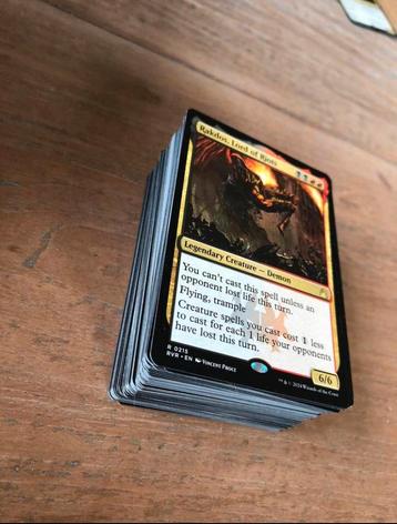 Deck Magic the Gathering rouge et noir, Hobby & Loisirs créatifs, Enlèvement ou Envoi, Comme neuf, Deck game, Foil
