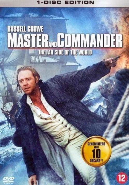 Master and commander met Russell Crowe, Robert Pugh,, CD & DVD, DVD | Aventure, Comme neuf, À partir de 12 ans, Enlèvement ou Envoi