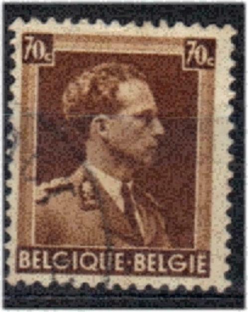 Belgie 1936 - Yvert/OBP 427 - Leopold III - Type (ST), Timbres & Monnaies, Timbres | Europe | Belgique, Affranchi, Maison royale