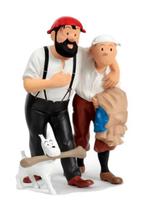 GRANDE FIGURINE LEBLON DELIENNE TINTIN HADDOCK MILOU DESERT, Enlèvement ou Envoi, Neuf, Autres types